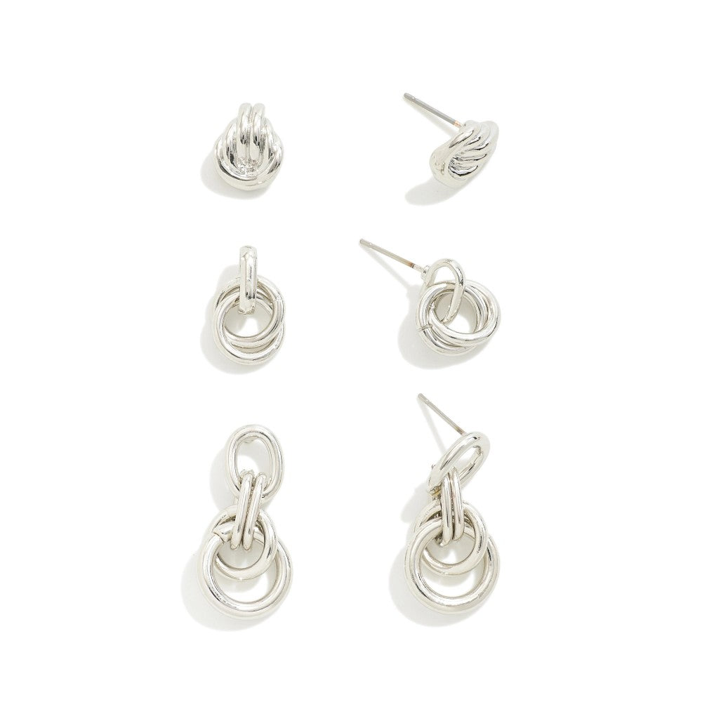 Toni Trio Stud Earring Set