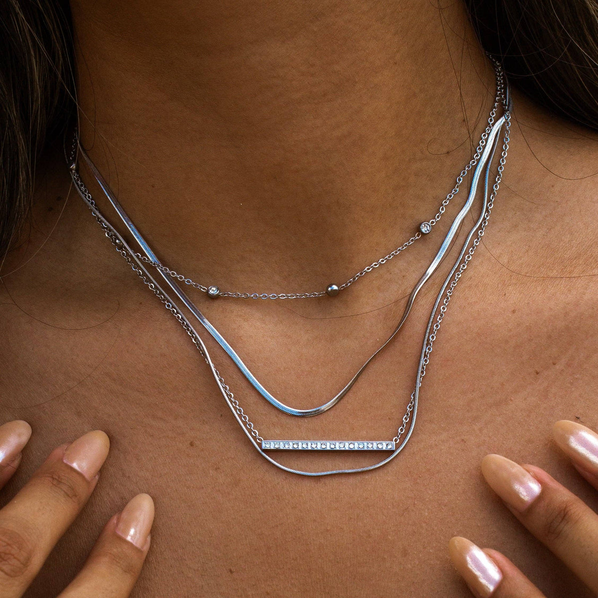 Stillness Necklace: Gold