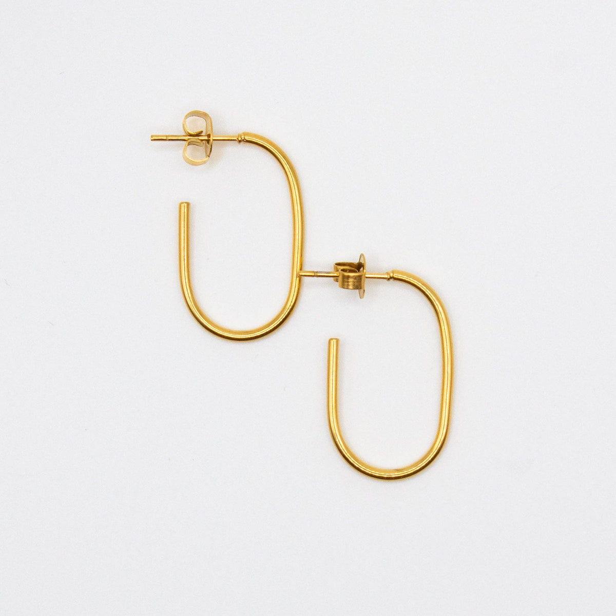 Strato Hoops: Gold