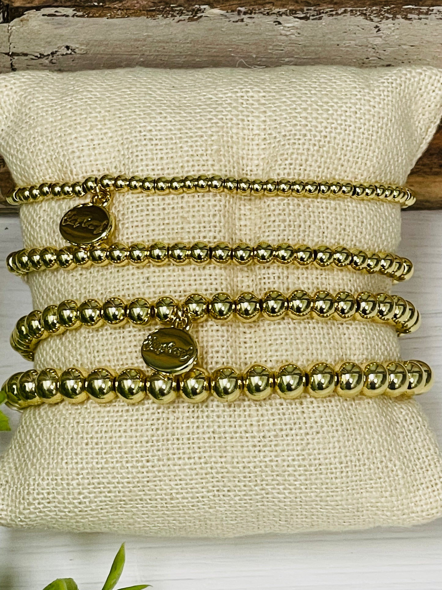 Alex Carol 14k Gold Stretch Bracelet