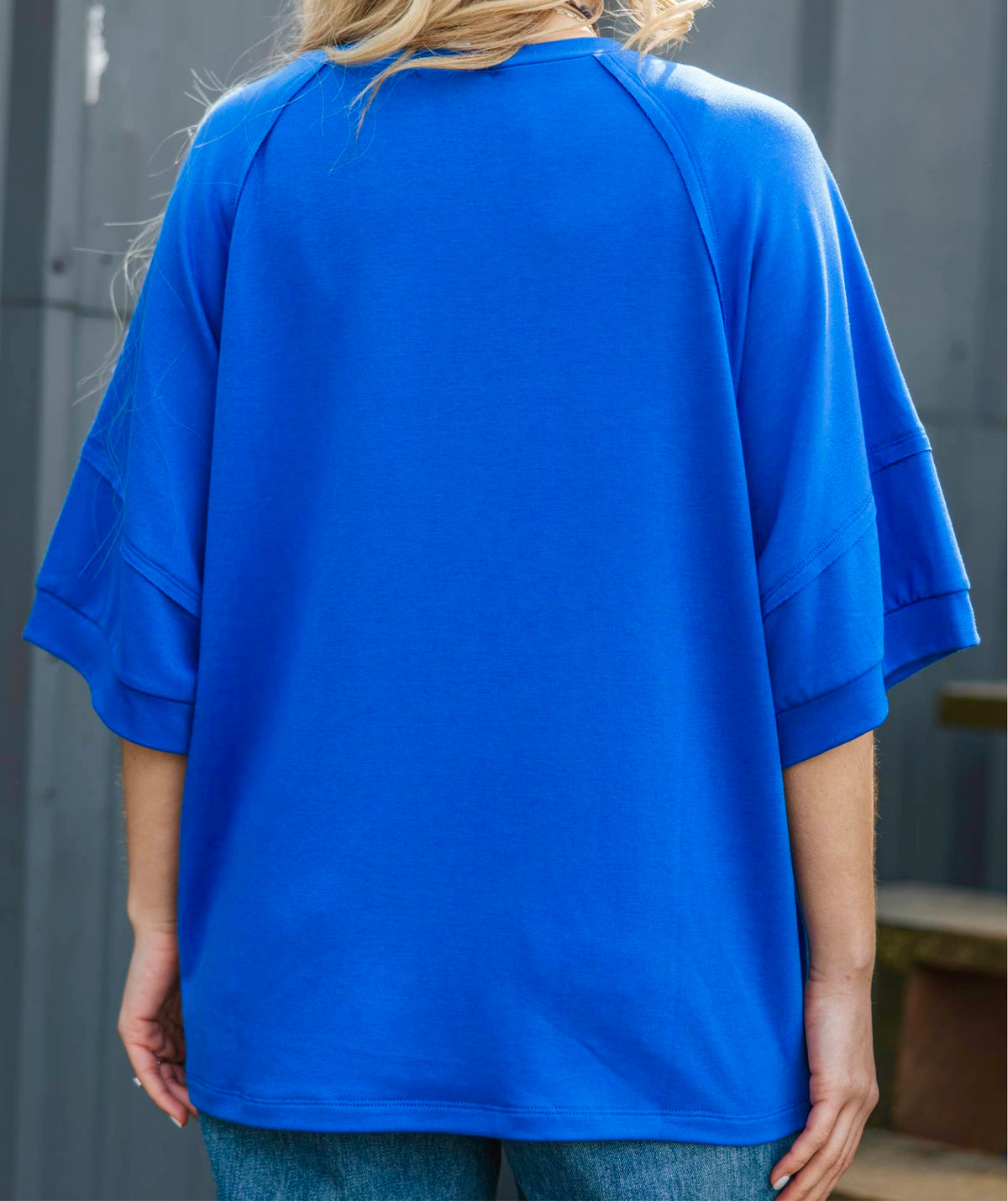 Fargo Terry Top in Royal Blue