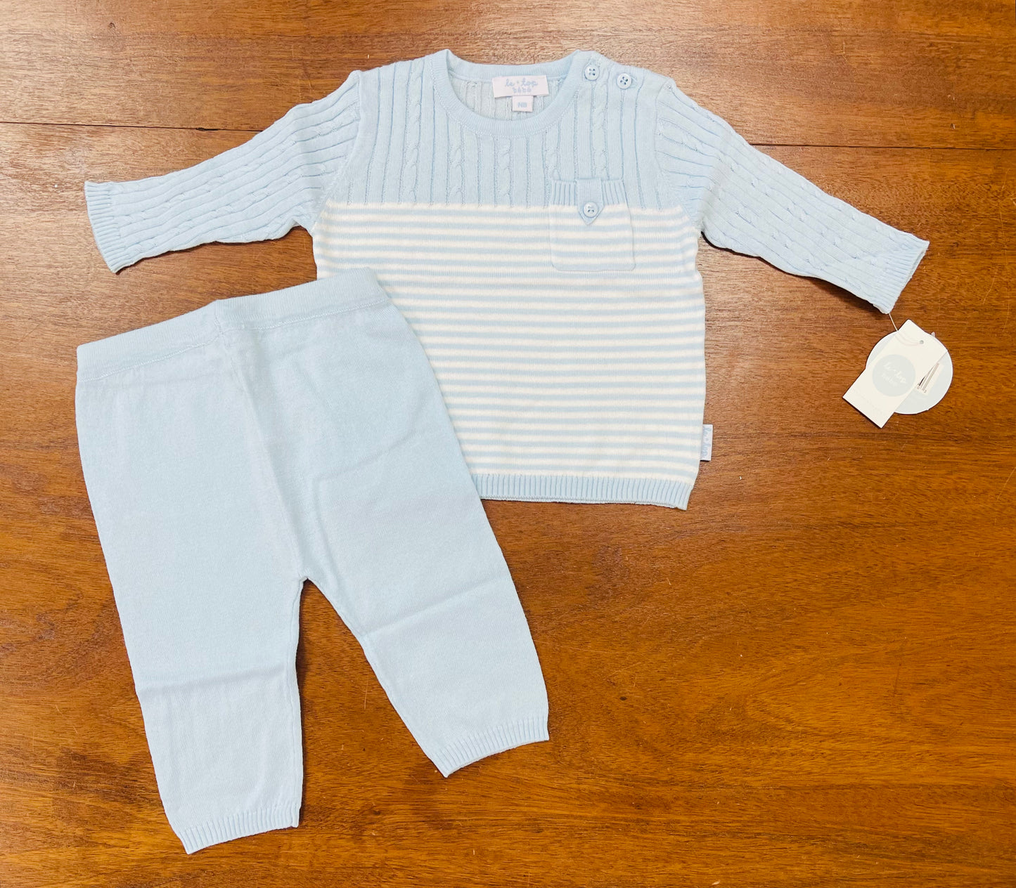 Le Top BabyBoy Blue Sweater