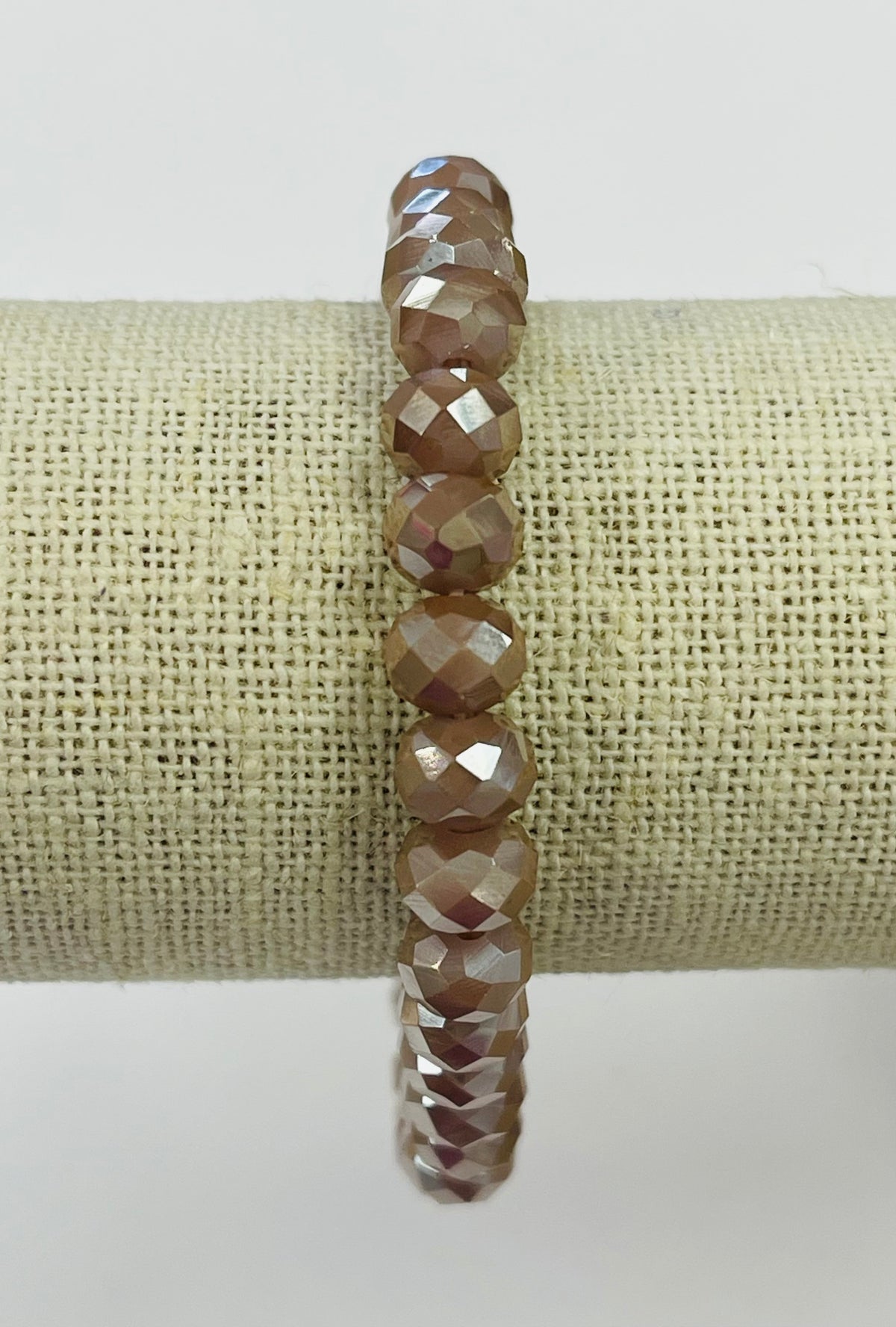 Mocha Faceted Bracelet
