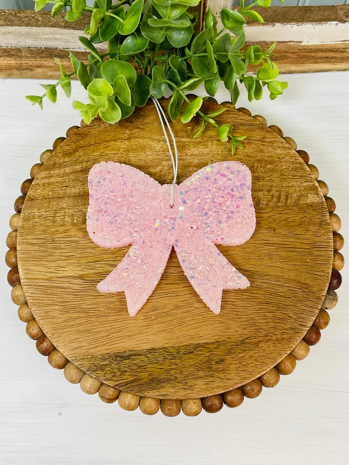 Glitter Bow Freshie