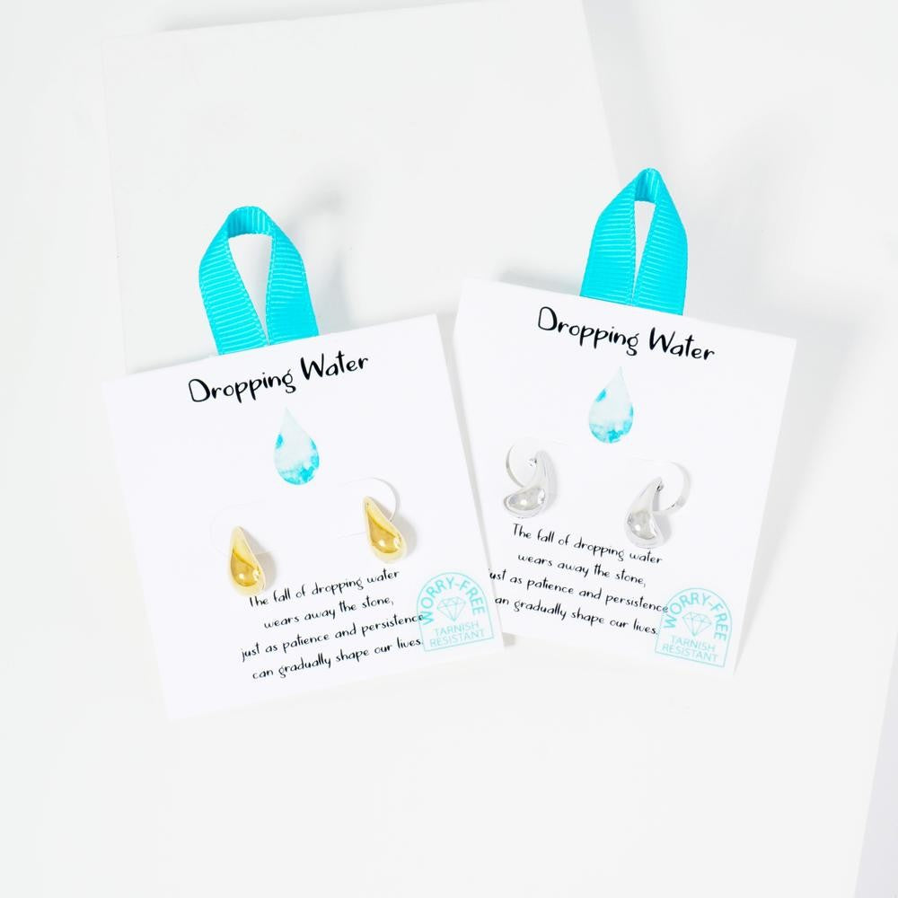 Dropping Water Earrings