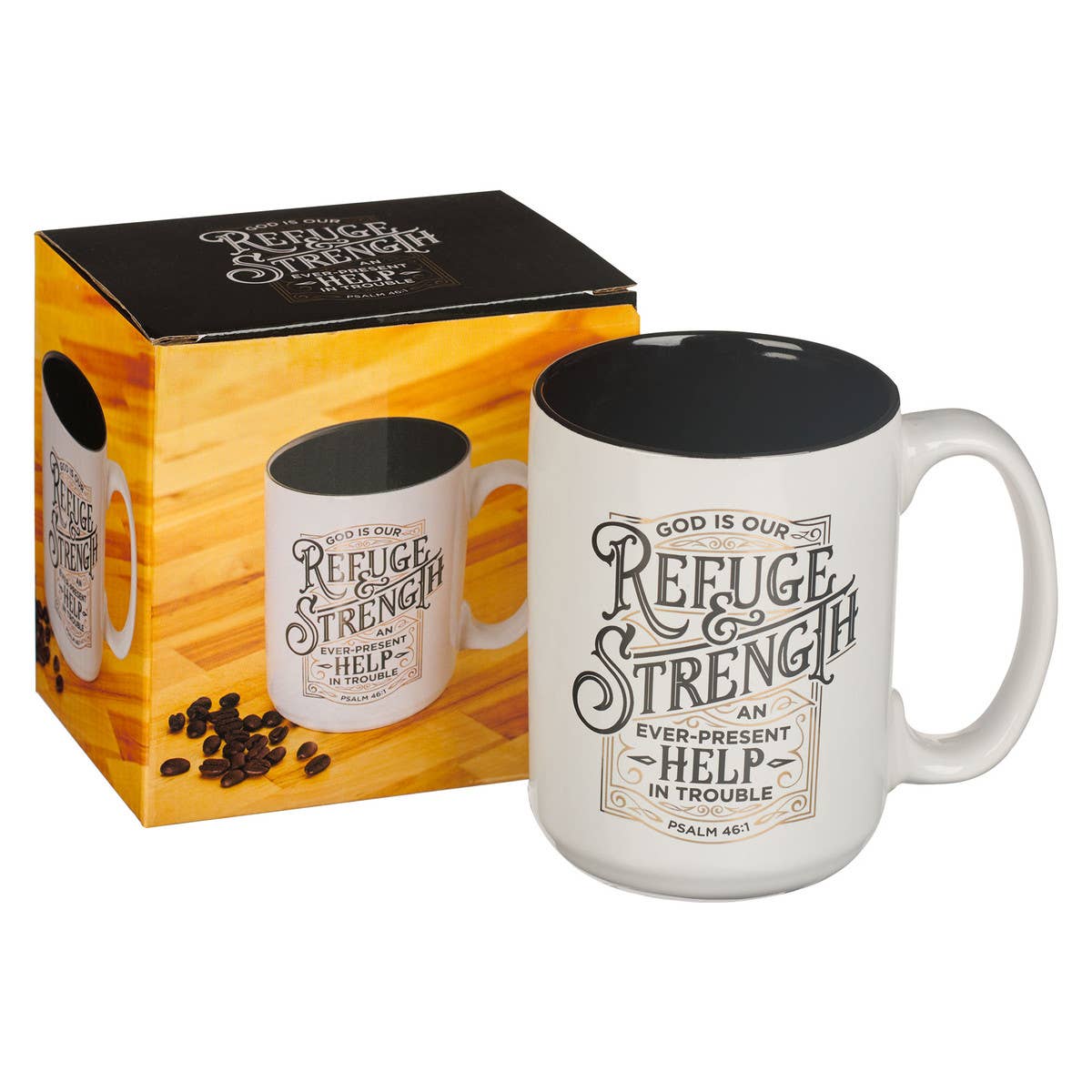 Fathe’s Day Gift - Mug - Refuge & Strength Ps. 46:1