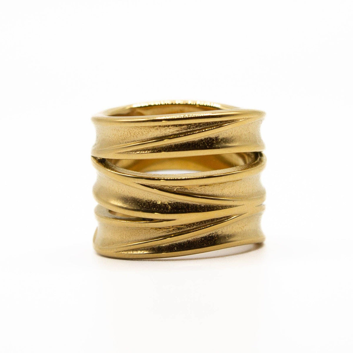 Terra Wrap Ring: Gold / 8