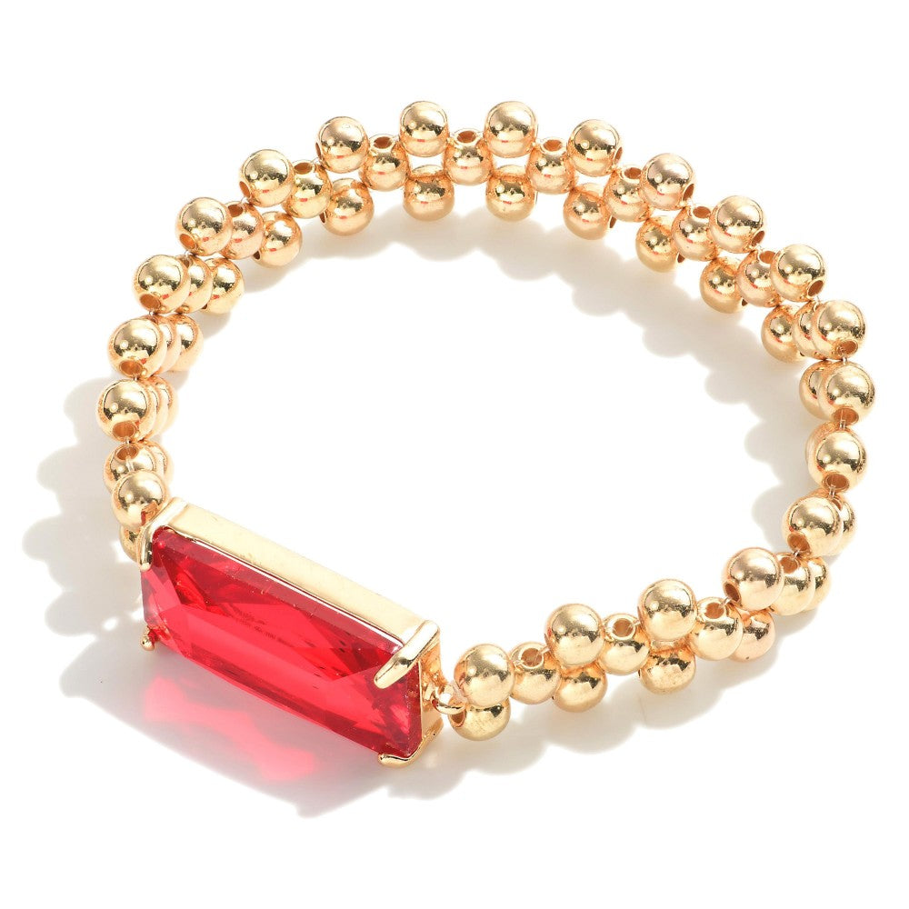 Ruby Stretch Bracelet