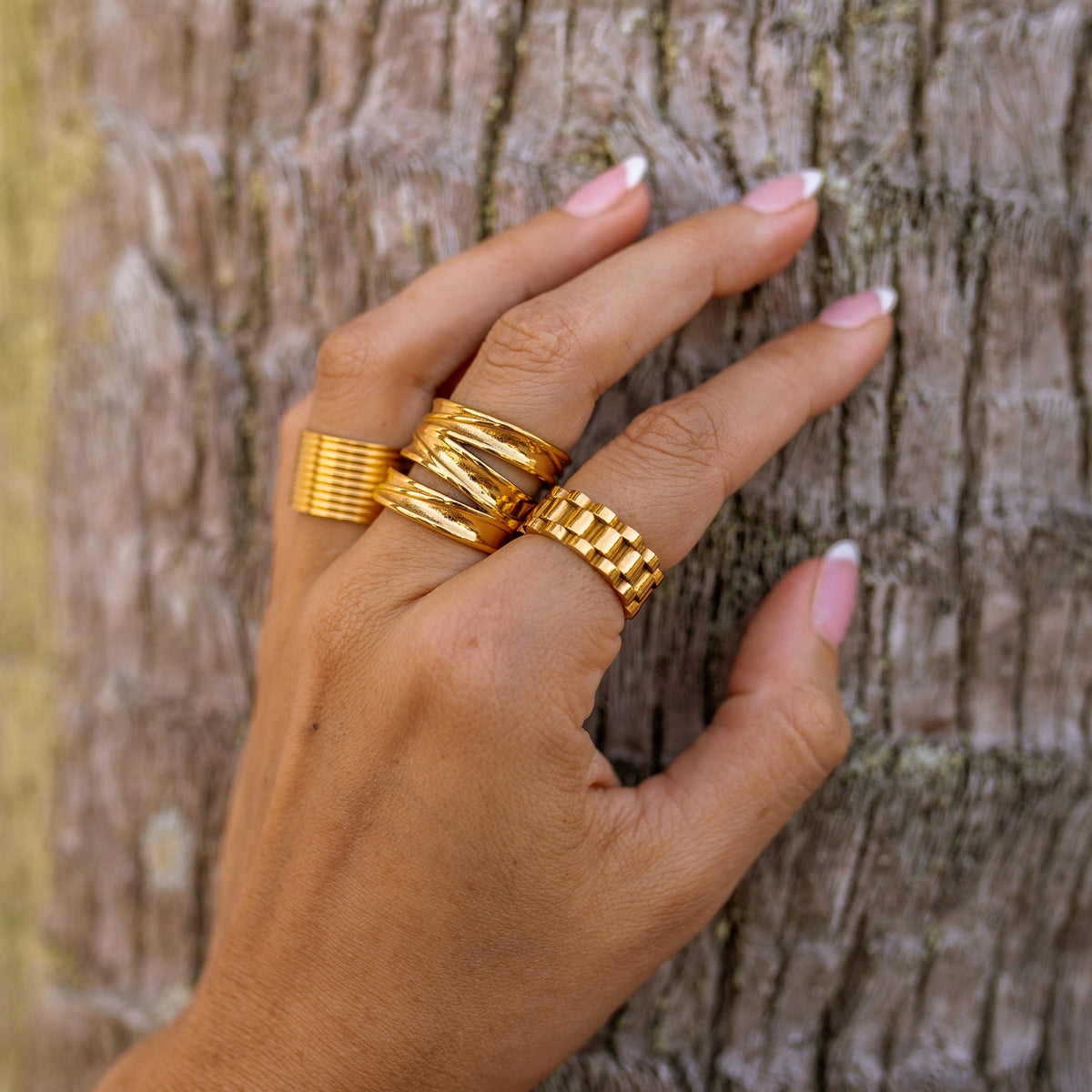 Terra Wrap Ring: Gold / 8