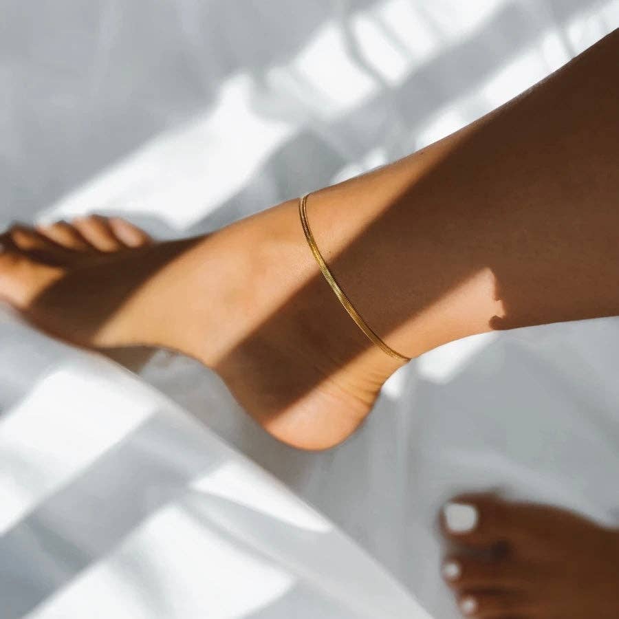 Weekender Anklet: Gold