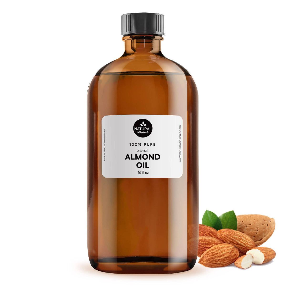 Sweet Almond Oil -  100% Pure Oil: Plastic / 16oz