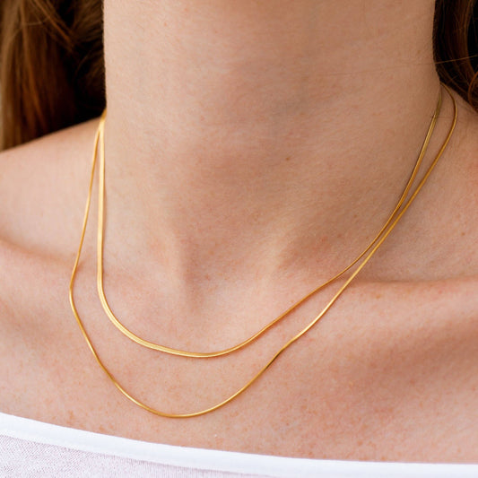 Stillness Necklace: Gold