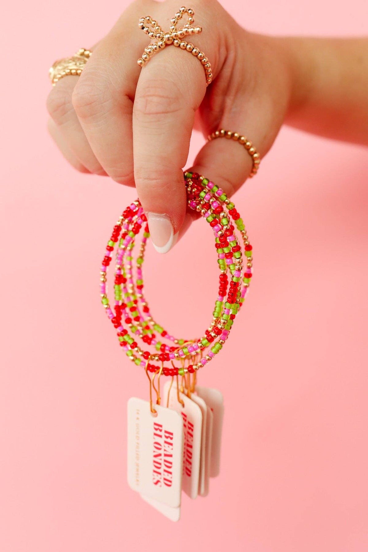Holiday Spirit Sprinkle Bracelet: Petite 6.25 inch