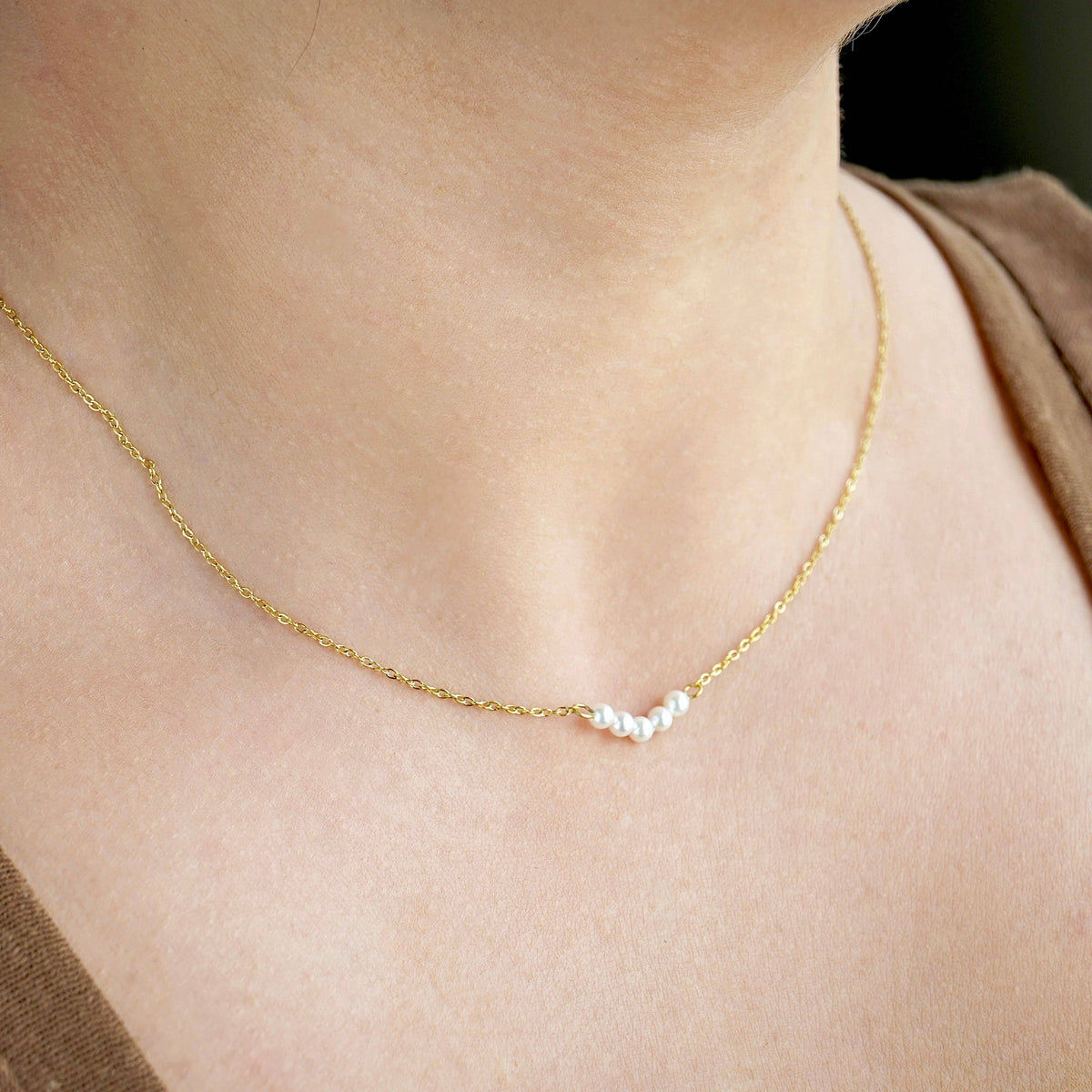 Pearl Bar Necklace