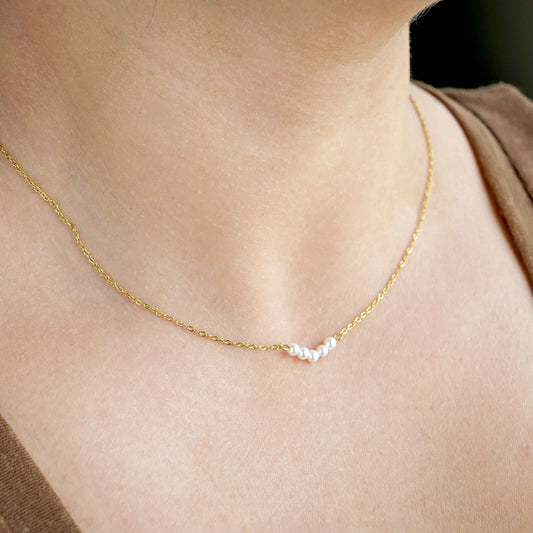 Pearl Bar Necklace