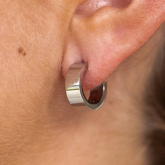Sable Hoops: Silver