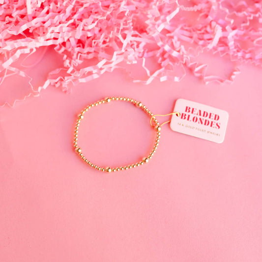 Olive Bracelet in Gold: Standard 6.75 inch