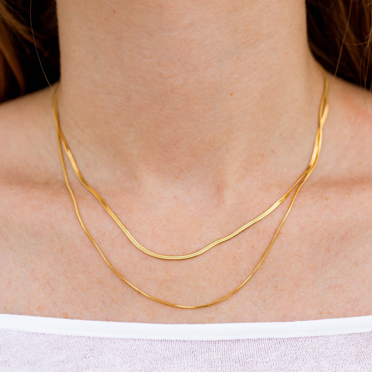 Stillness Necklace: Gold