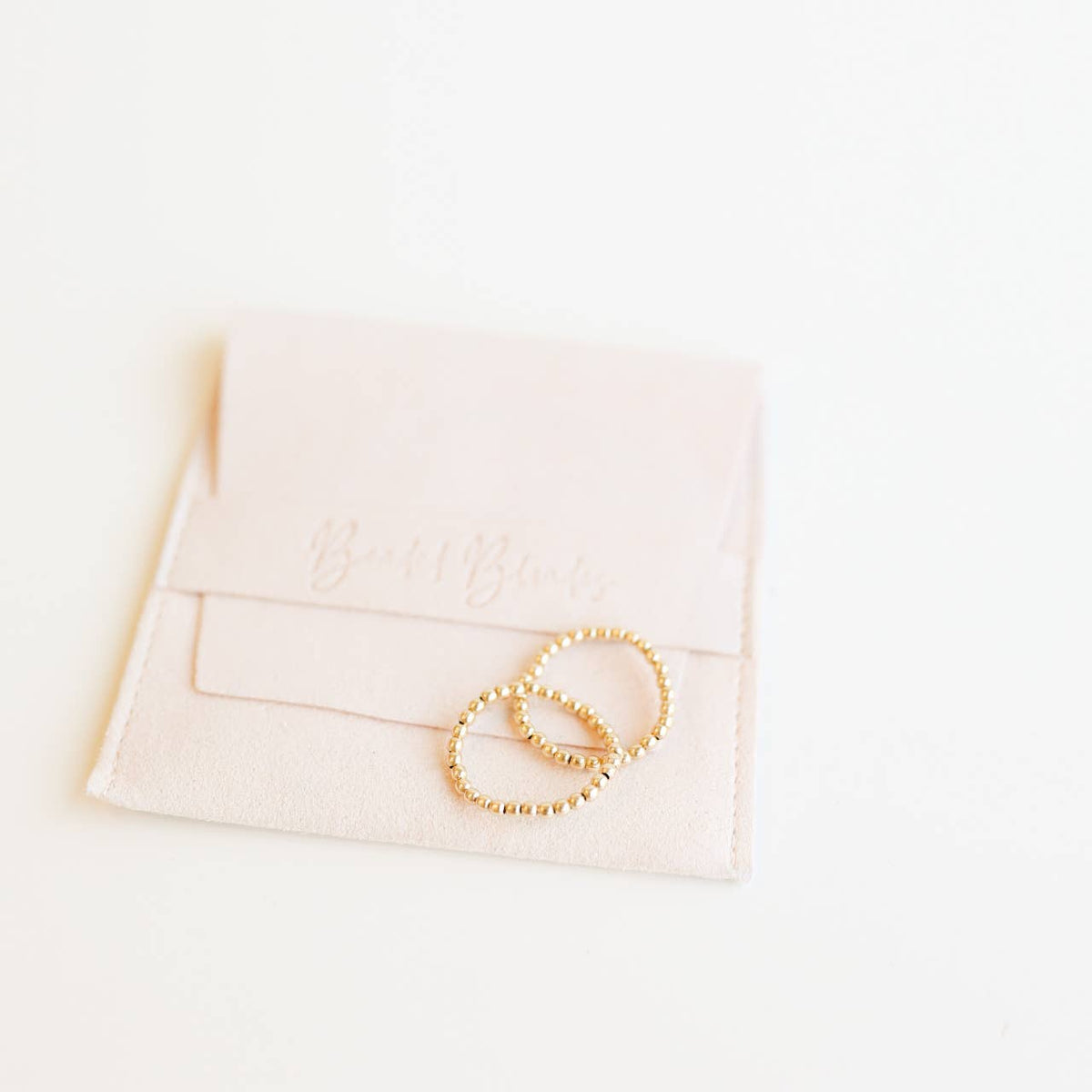 Lexi Beaded Band in Gold: 5-5.5