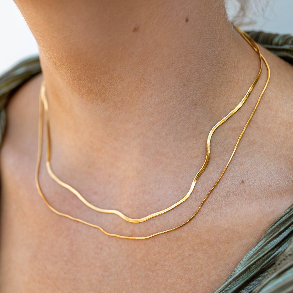 Stillness Necklace: Gold