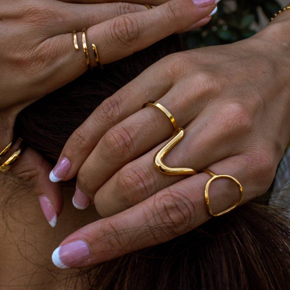 Ocean Ave Ring: Gold / 7