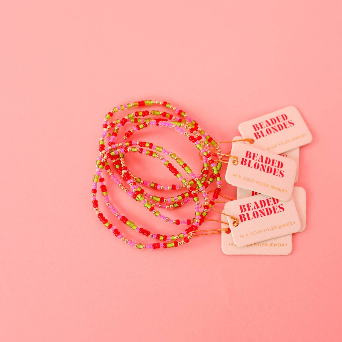 Holiday Spirit Sprinkle Bracelet: Petite 6.25 inch