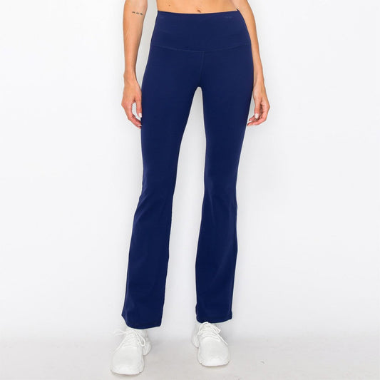 Yoga Flare Pants in Navy