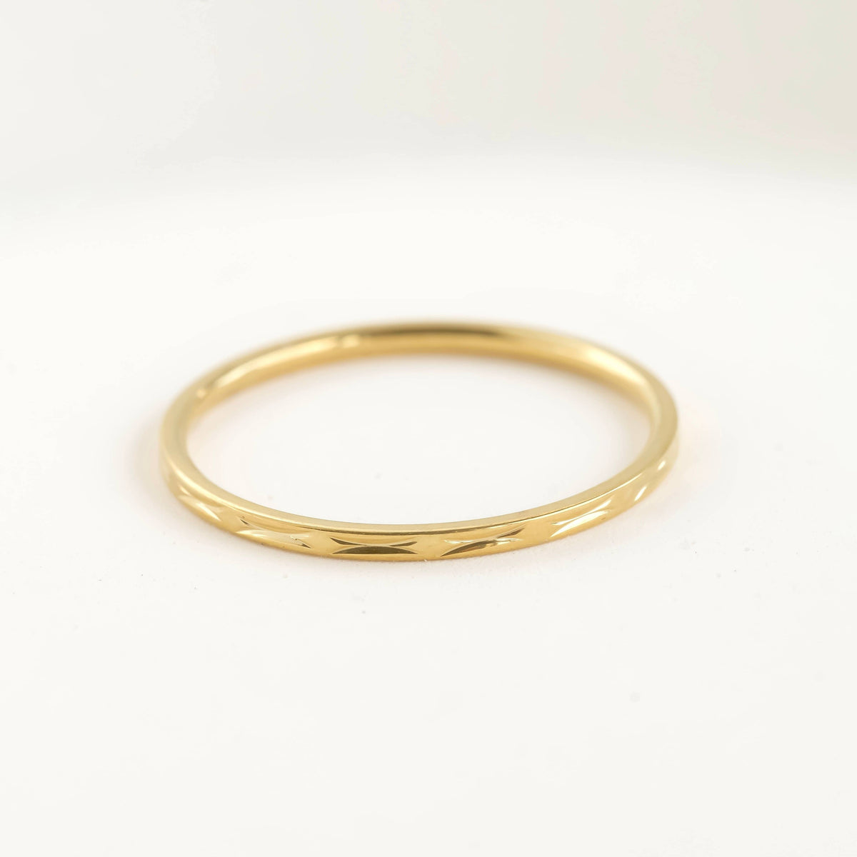 Dainty Sparkle Gold Rings - Waterproof 18k Gold