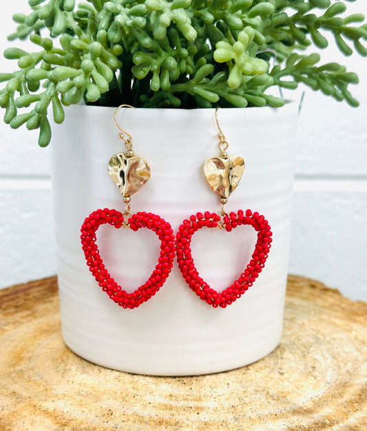 Red Hot Love Dangles