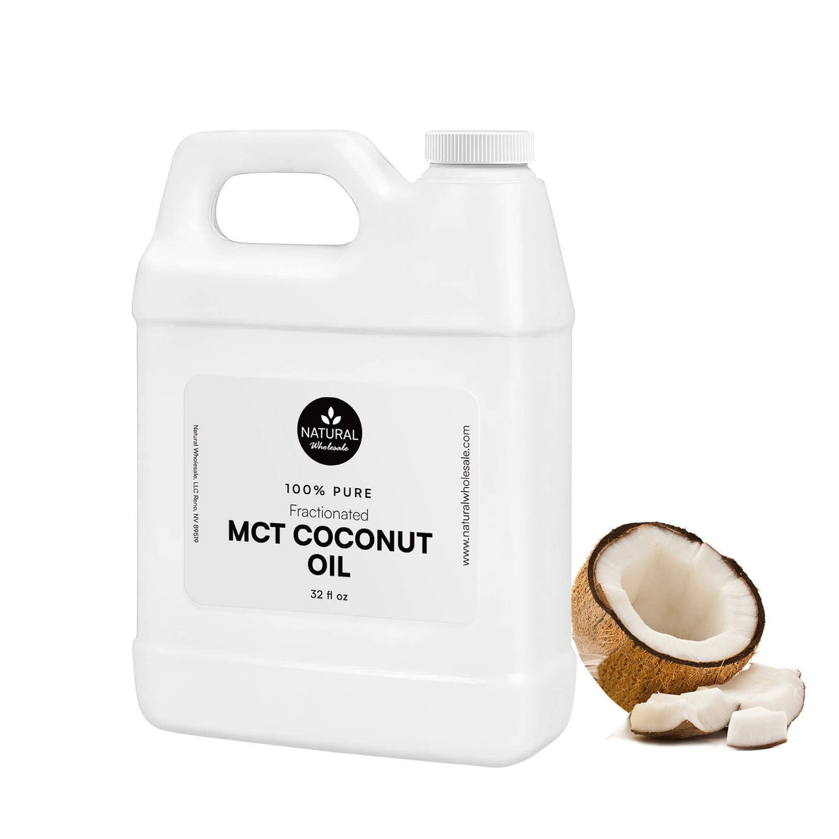 Coconut MCT Oil - 100% Pure Refined Oil: Plastic / 16oz