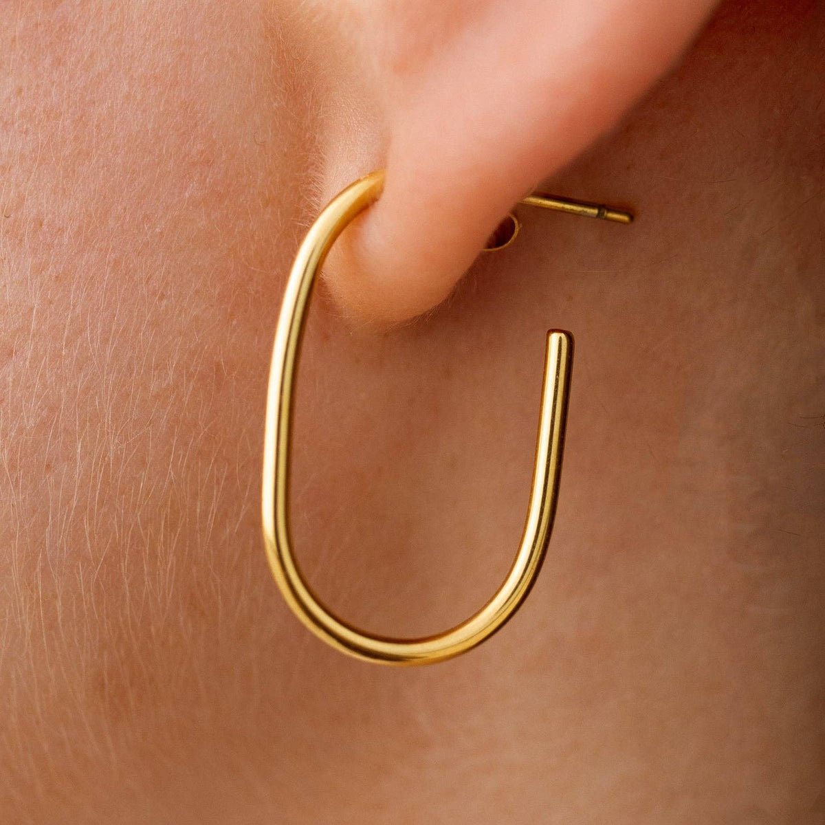 Strato Hoops: Gold