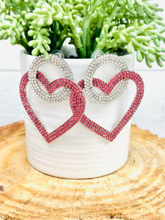 Circled Hearts Earrings