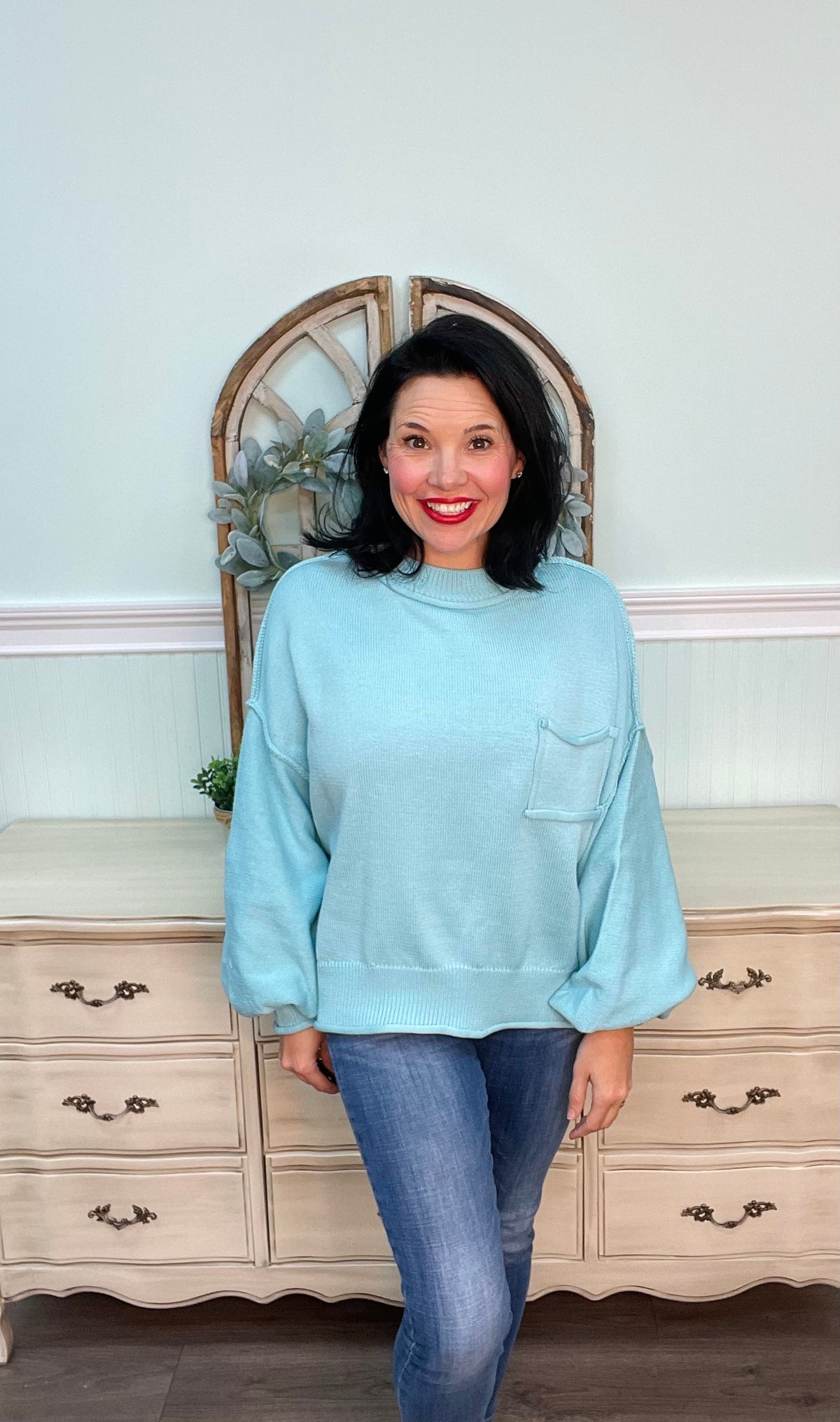 Carmyn Sweater in Blue