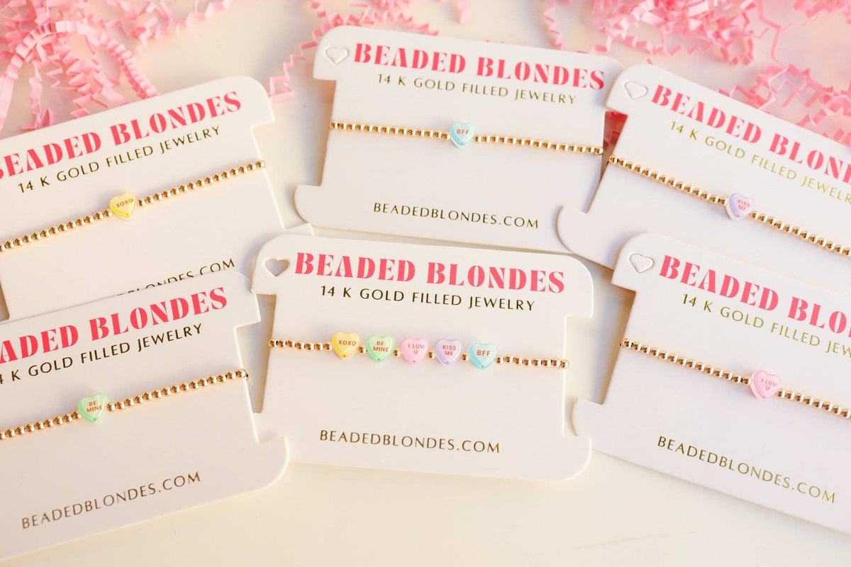 BFF BB Bead Bracelet (Kids Size): 6 inch (Age 6-10)