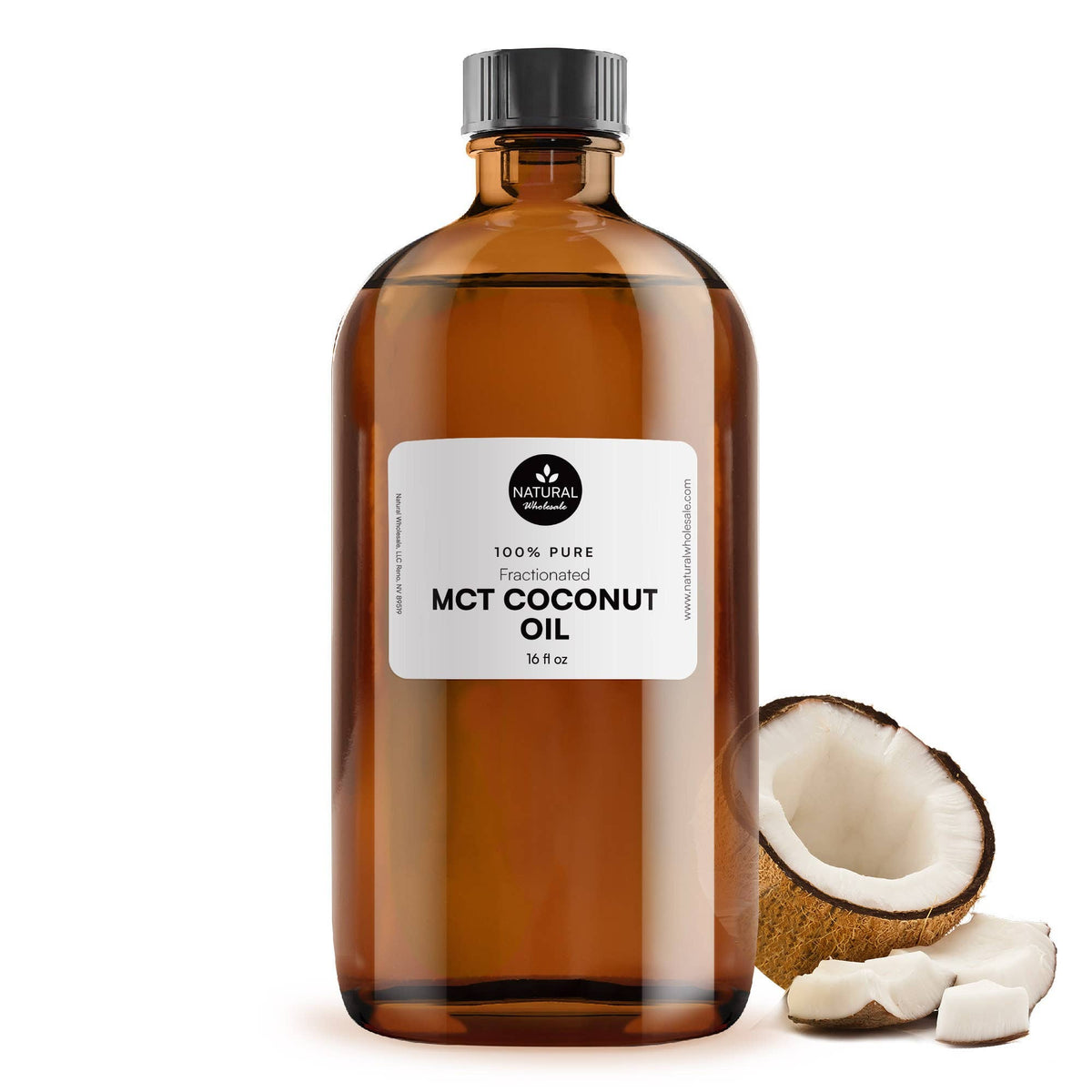 Coconut MCT Oil - 100% Pure Refined Oil: Plastic / 16oz