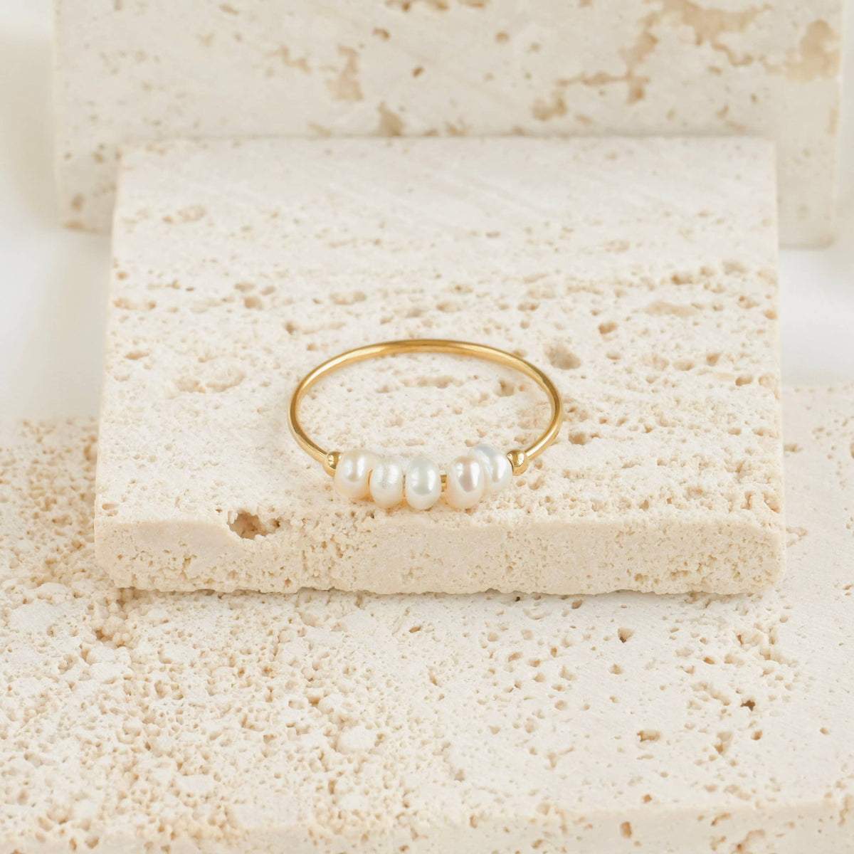 Tina Dainty Freshwater Pearl Ring
