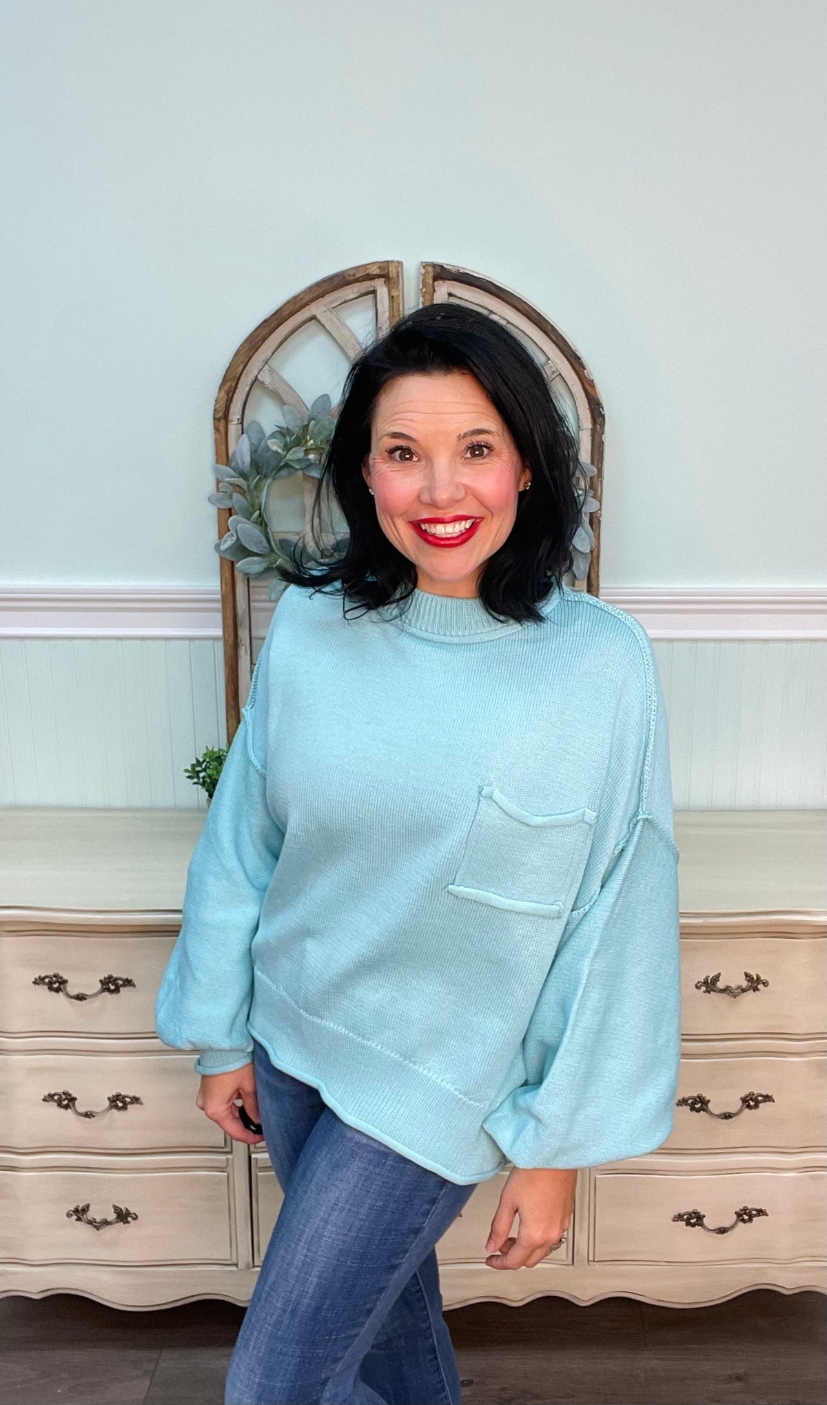 Carmyn Sweater in Blue