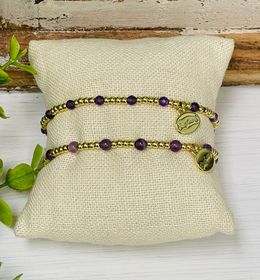 Alex Carol 14k Amethyst Bracelet
