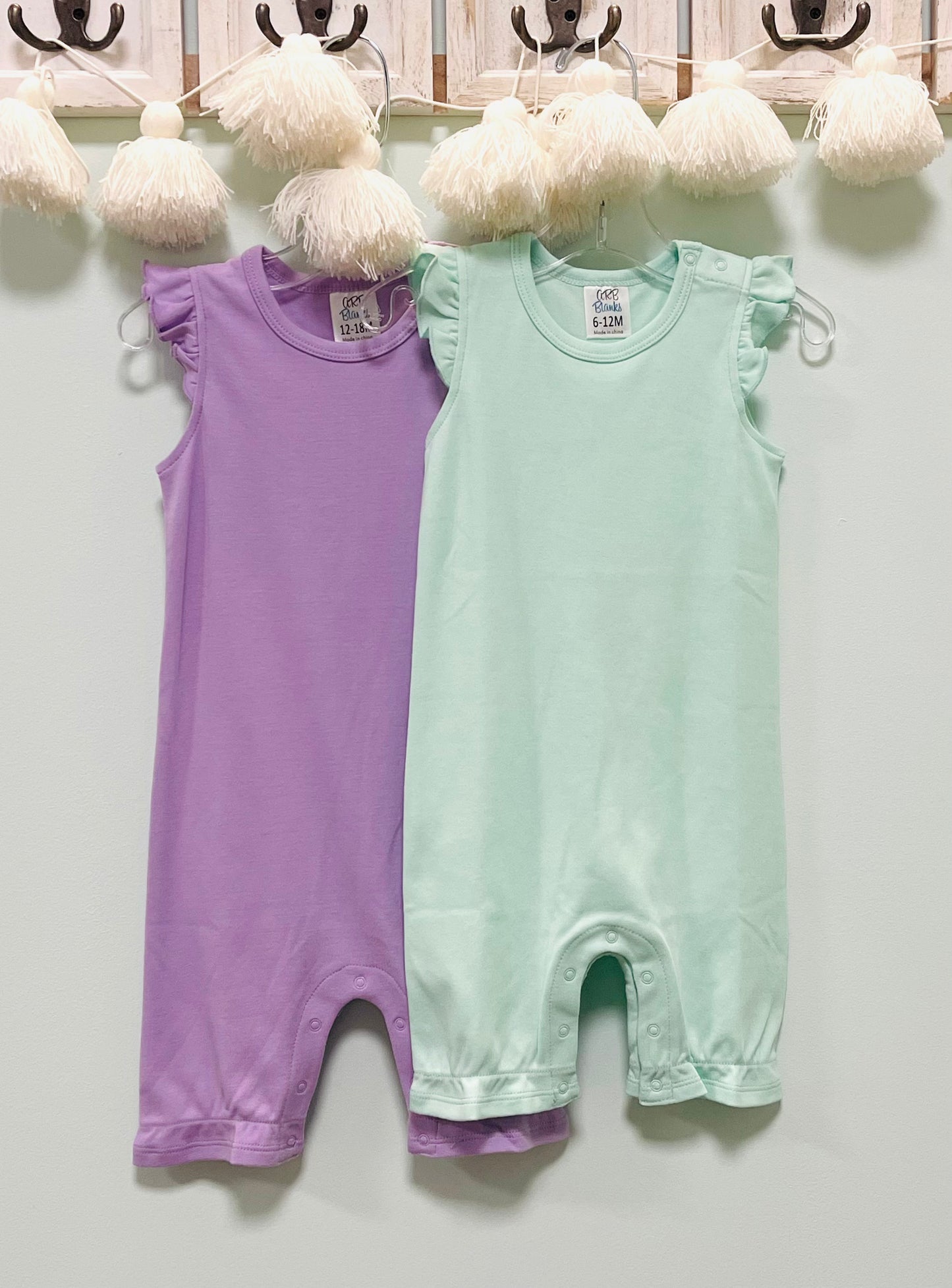 Romper Short Sleeve Ruffle