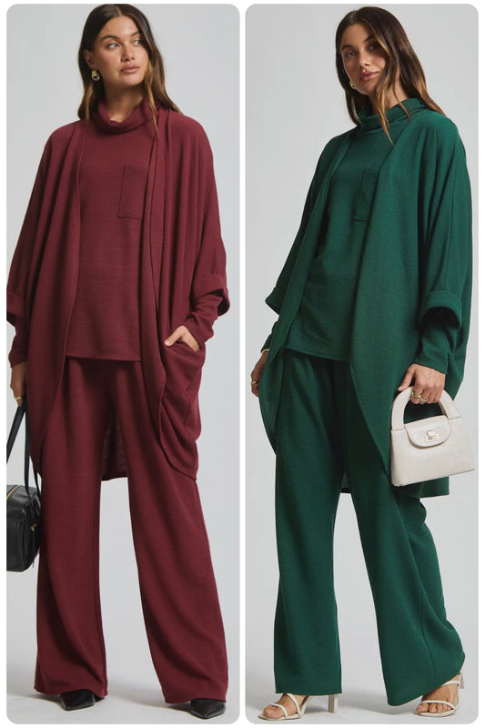 Getaway 3-Piece Cozy Lounge & Travel Set