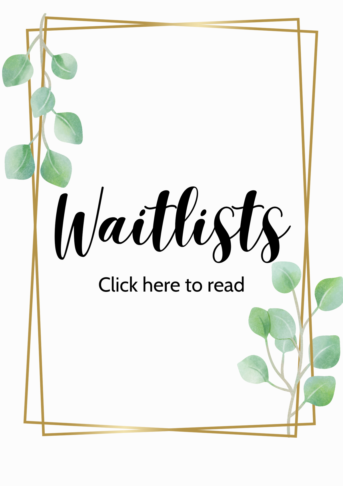 Waitlists