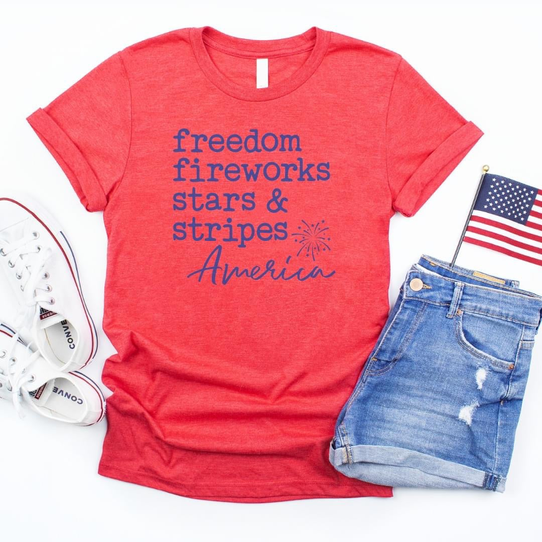 Freedom & Fireworks Tee