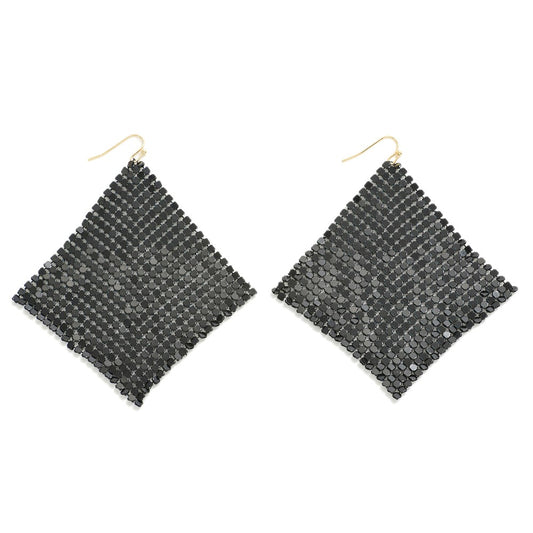 Times Square Earrings - Black