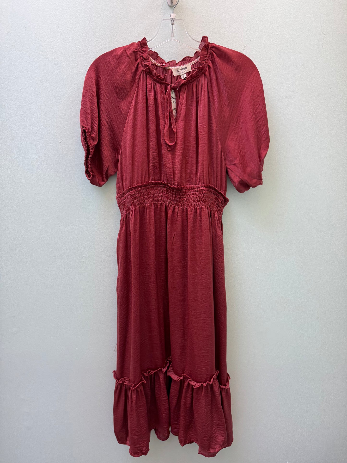 Caraline Dress in Rouge