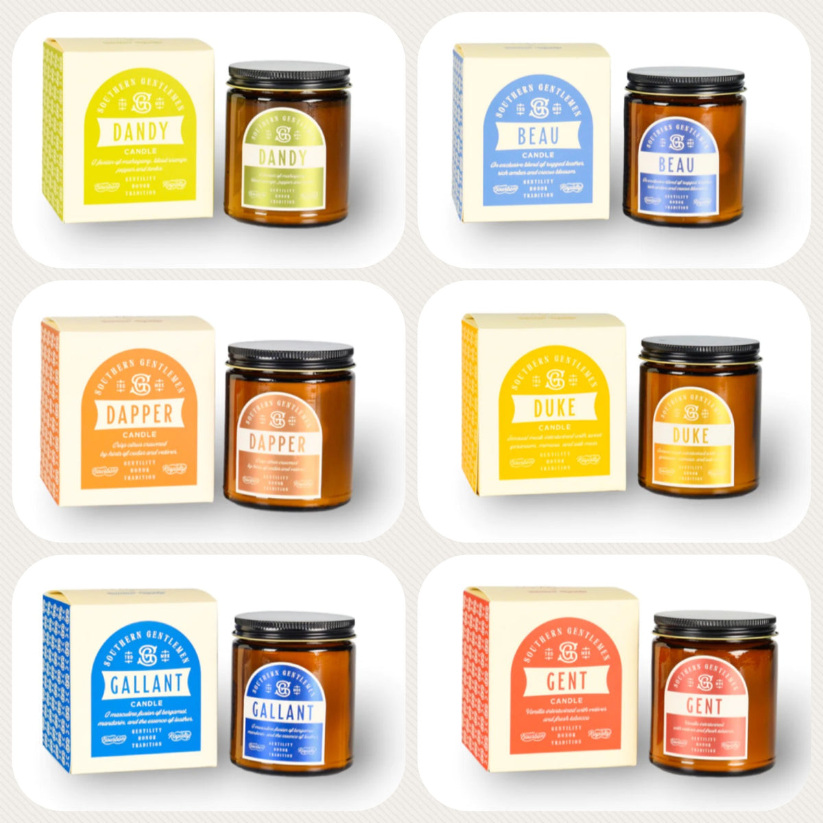 Southern Gentlemen Candles