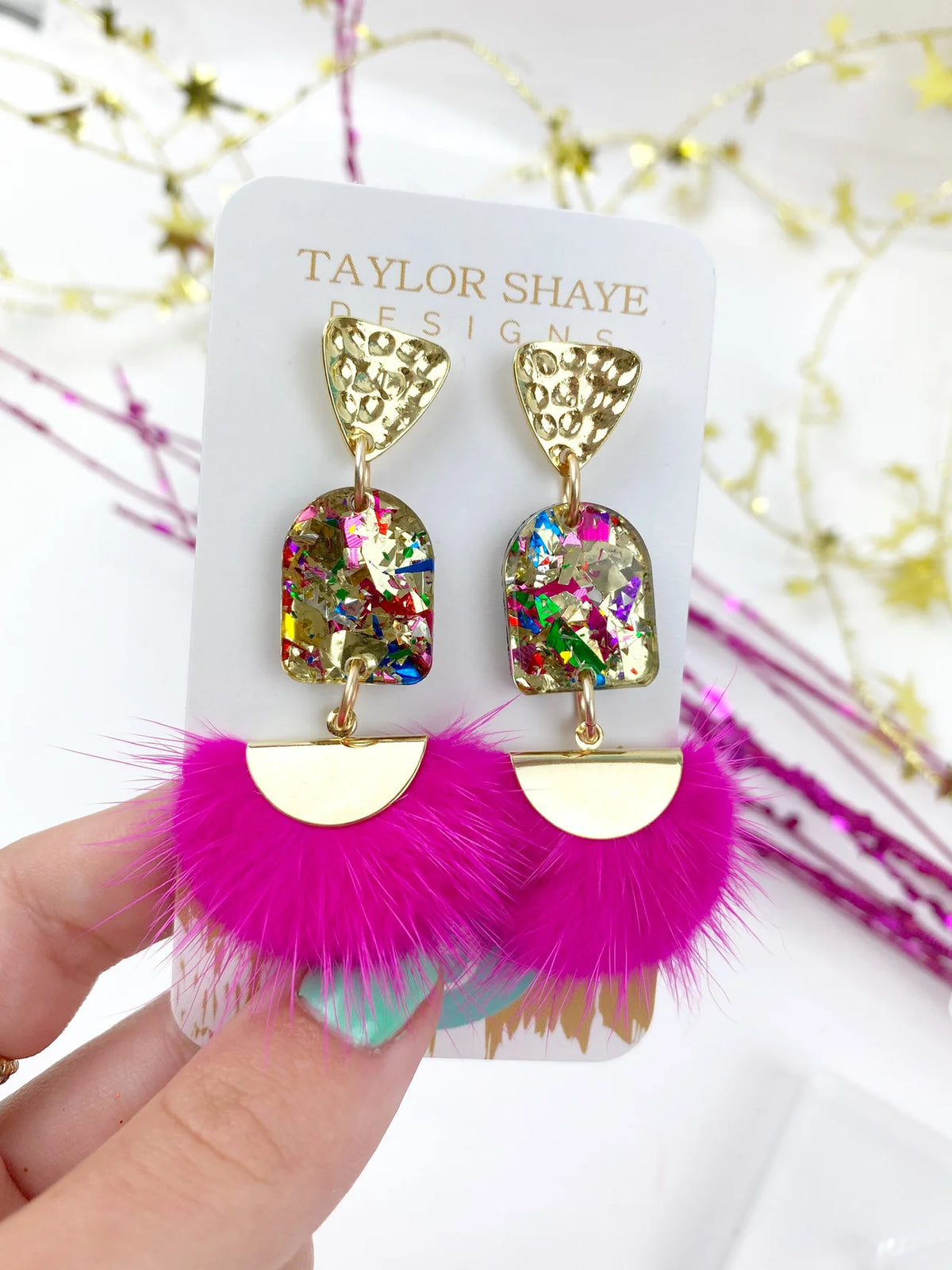 Confetti Tassle Drops - Taylor Shaye