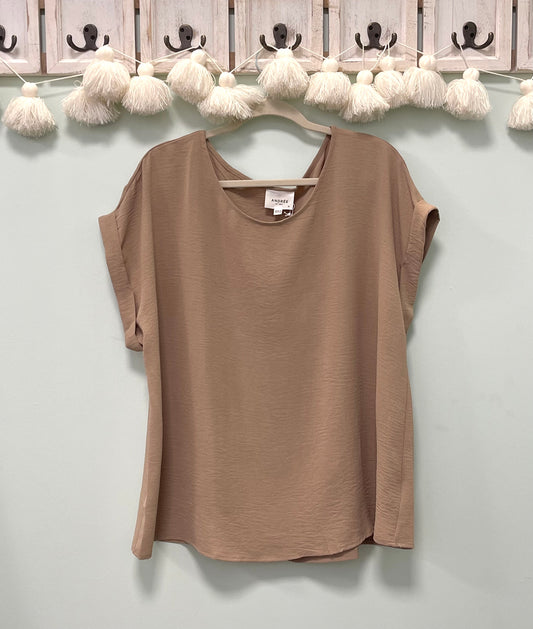 Dana Top Plus in Taupe