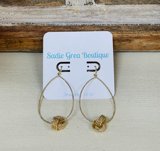 Kelci Knot Hoops