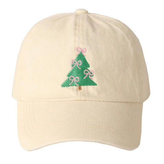 Christmas Tree Cap in Ivory