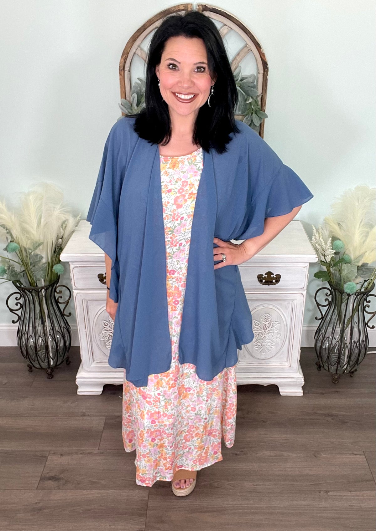 Sara Anne Kimono in Blue